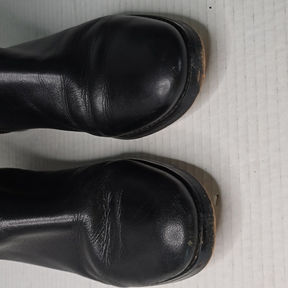 SOLD on Mercari!! Michael Kors Stockard Boots BLK/MOCHA 40FADMB9L Women Size 8.5 - Picture 3 of 12